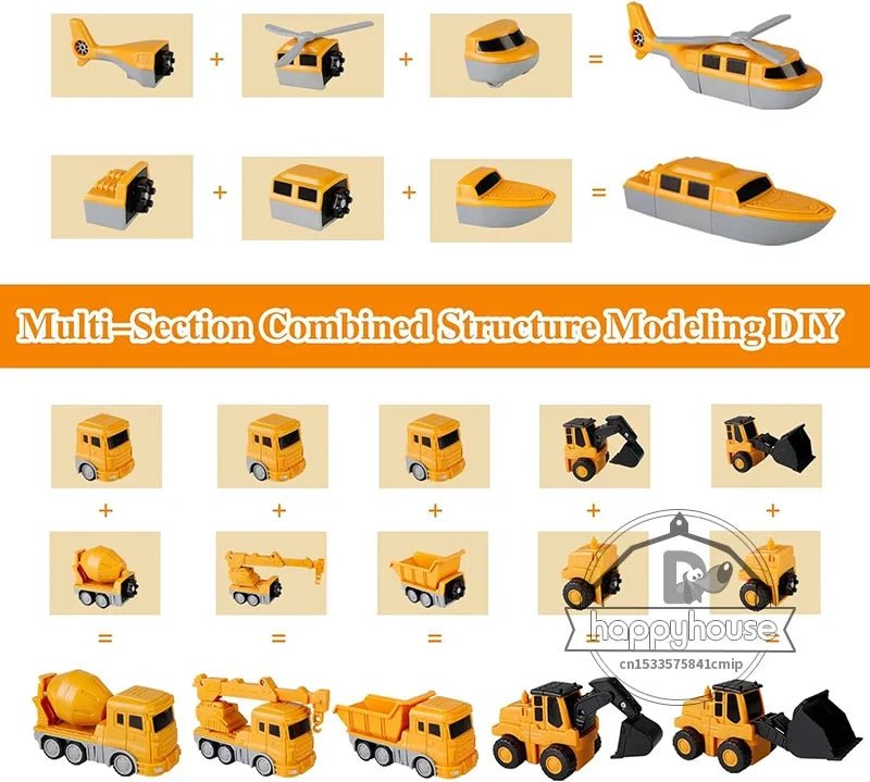 Transforming Robot Car Toy - Magnetic Blocks for Kids - silverfoxgoods